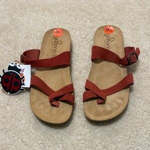 Yokono Red Strap Sandals
